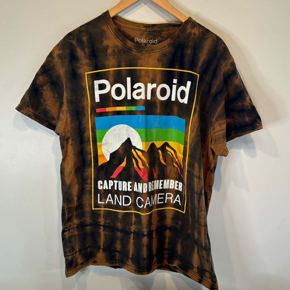 Polaroid Graphic Tie Dye Short Sleeve Tee Unisex